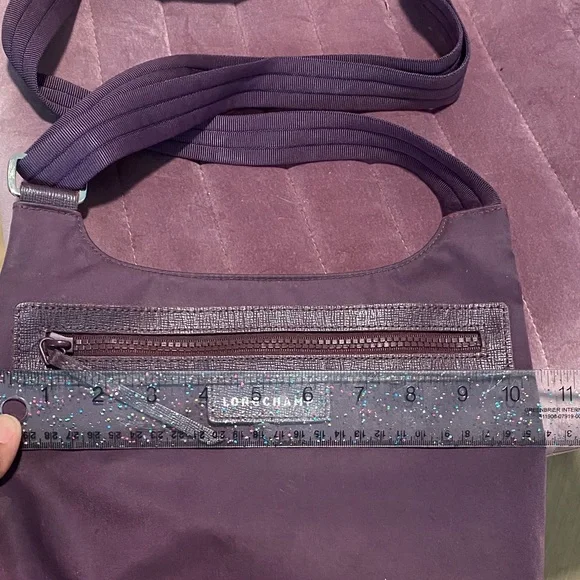 Longchamp Dark Purple Crossbody Bag - Picture 6 of 7